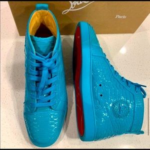 Christian Louboutin Python Crystal Sneakers 45